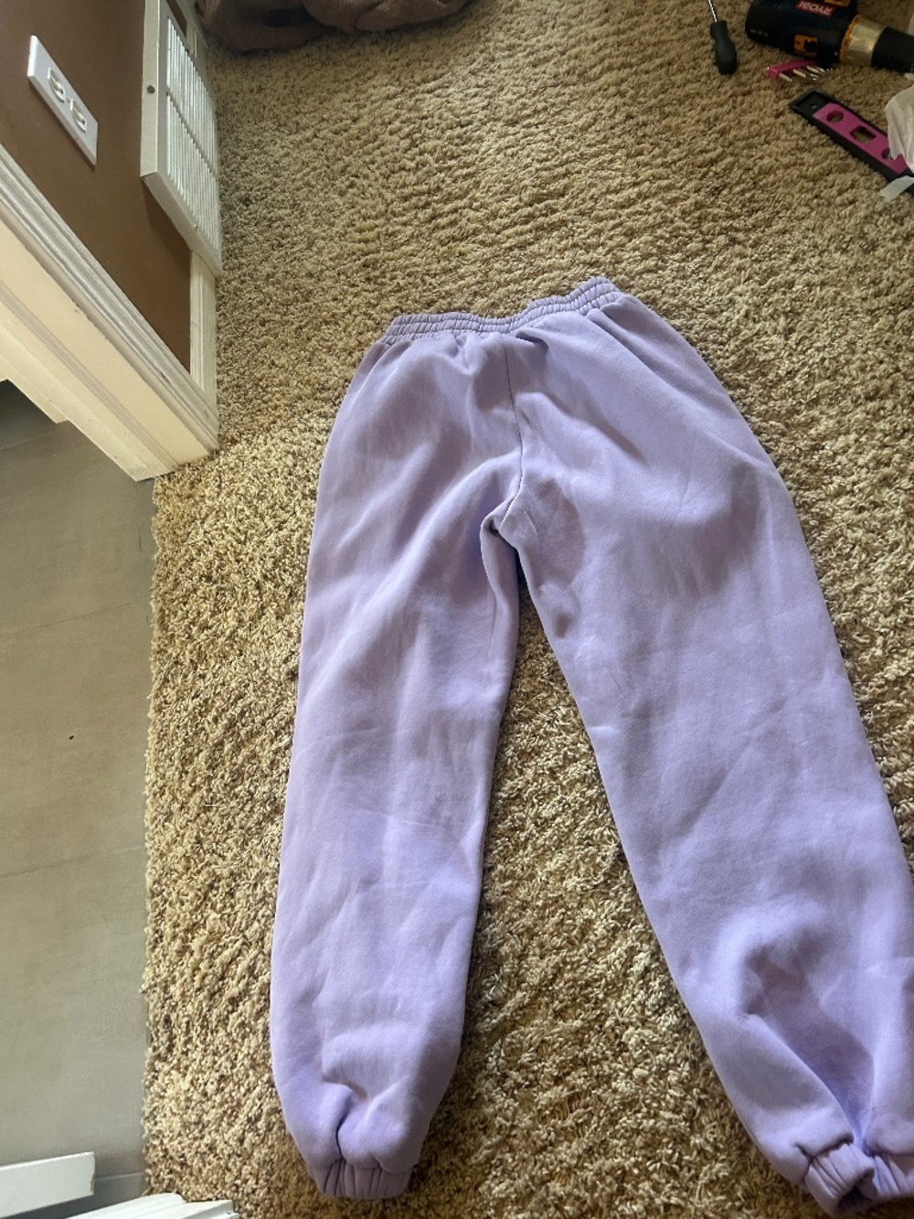 Comfrt sweats size small lavender